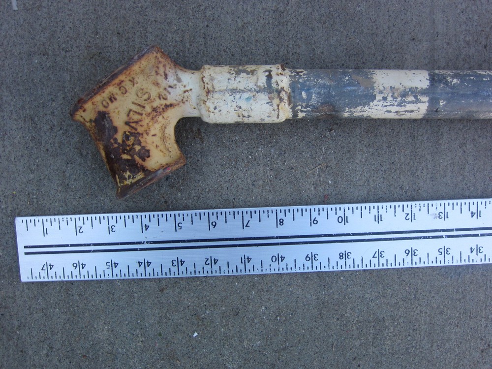 Silvey ½" Rigid Iron Hickey w Welded Handle, Used