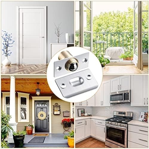 Adjustable Stainless Steel Ball Catch Hardware - 16 Pack