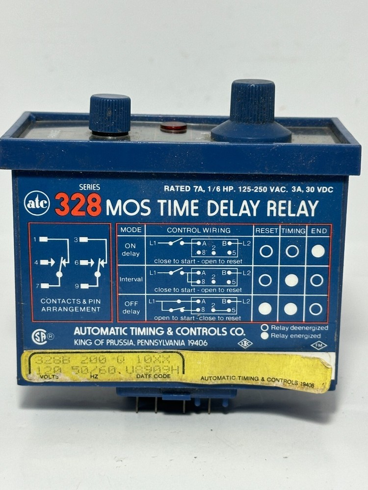 ATC Series 328 MOS Time Delay Relay