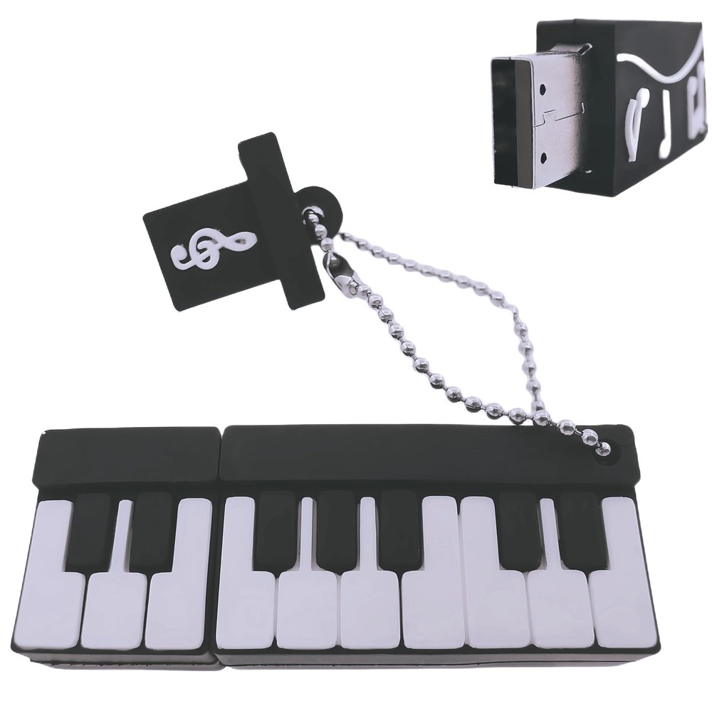 128GB Cartoon Piano USB Flash Drive Data Storage 128GB
