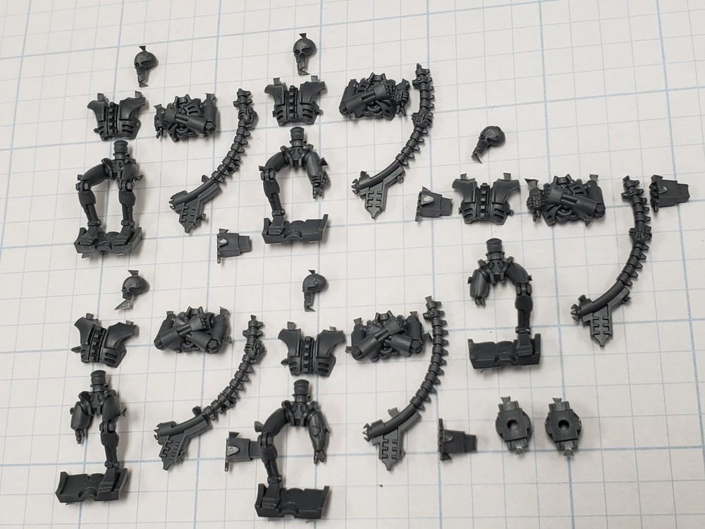 Warhammer 40k Necron Bits Ghost Ark Necron Troop Passengers x5 #24