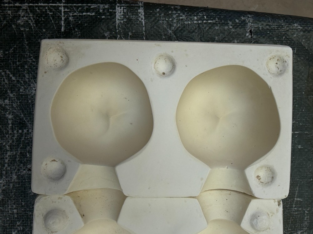 VINTAGE BOOTHE CERAMIC MOLD #332 LARGE APPLES