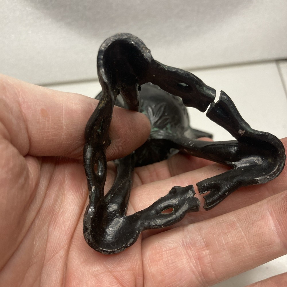Vintage Cast Incense Burner. Has Some Issues. See Images.