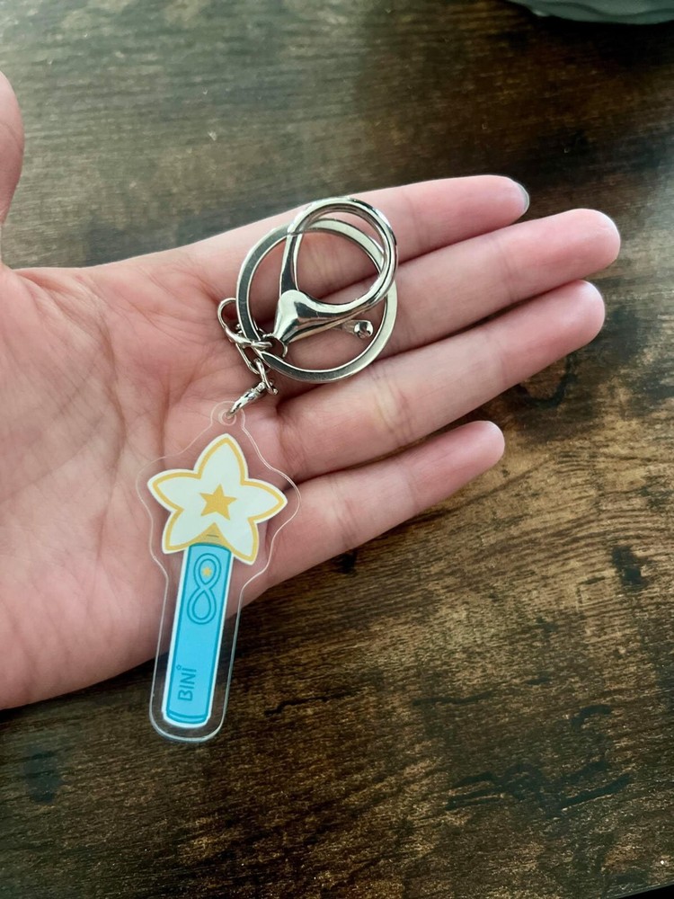 Fanmade BINI Wand/Lightstick Keychain