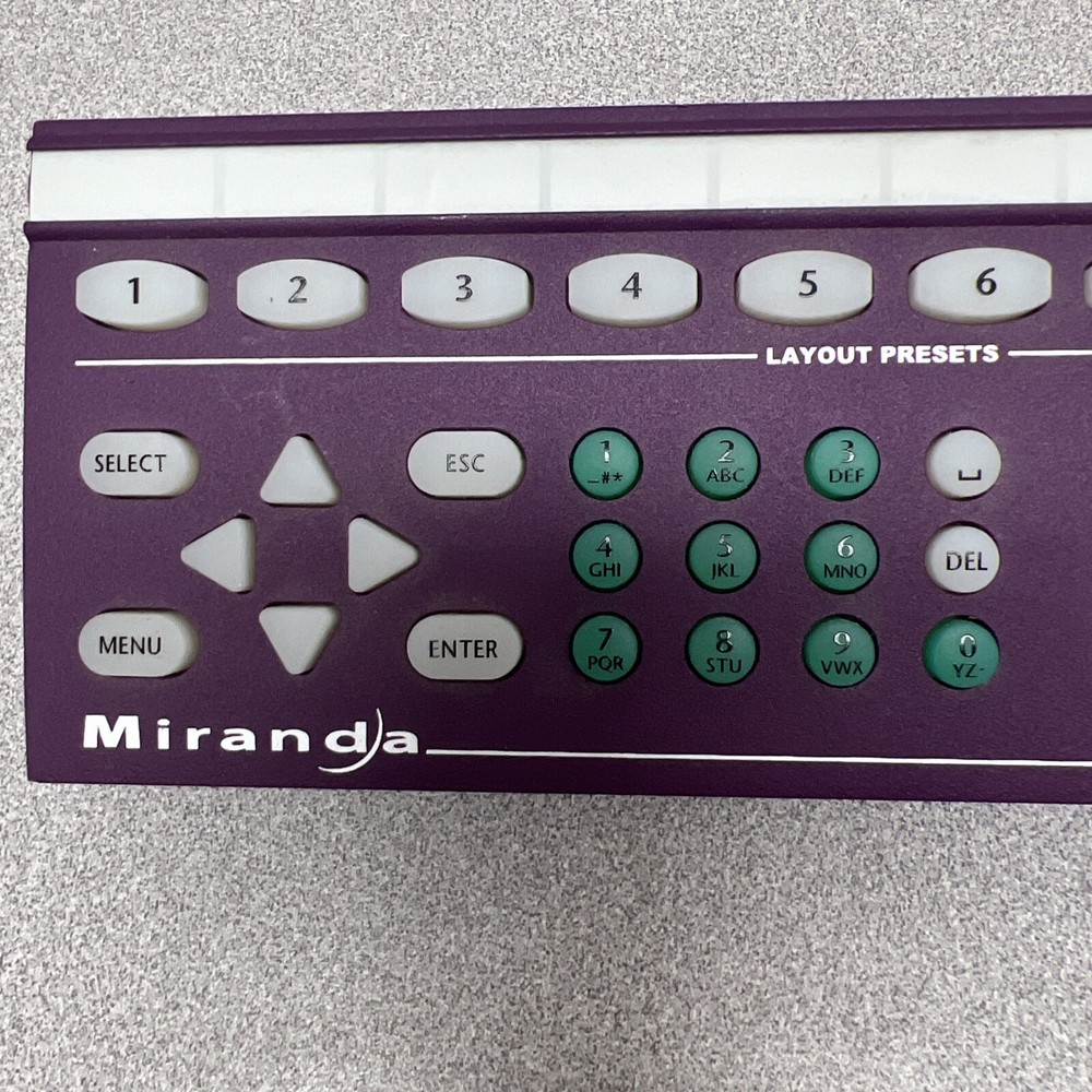 Miranda Kaleido-RCP Remote Control Panel Controller for Kaleido K2