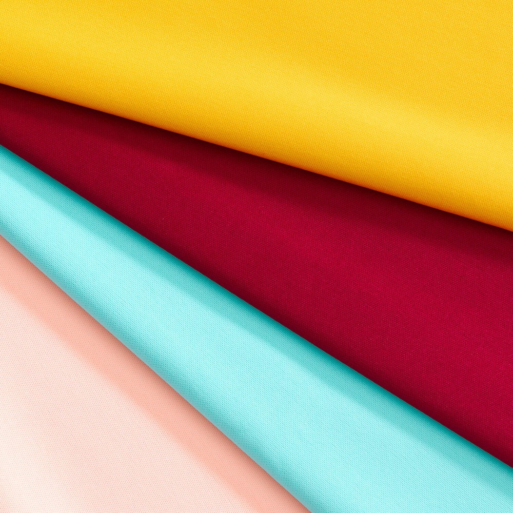 Interlock Knit Lining Fabric 3 oz 70 Den. Lightweight Stretch Poly By The Yard