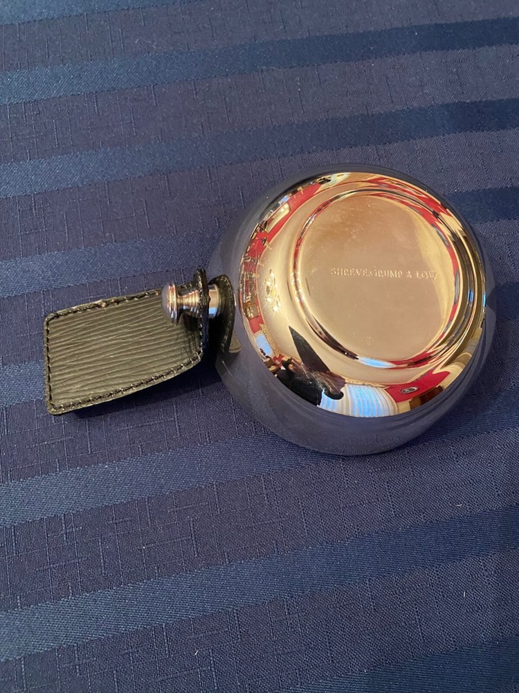 sterling silver wine tasting cup