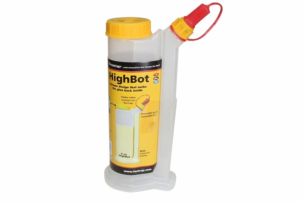 FastCap HighBot 6oz Glue Bottle - Mid Size GluBot - Pocketable