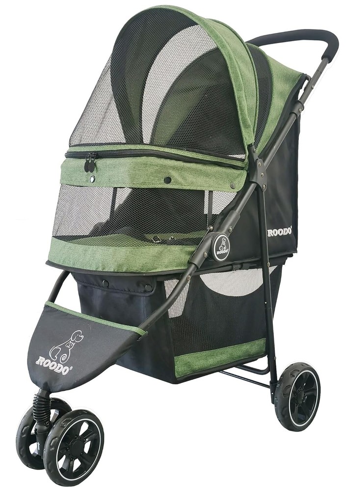 3 Wheel Pet Stroller Best Lightweight Foldable Compact Portable Jogging All