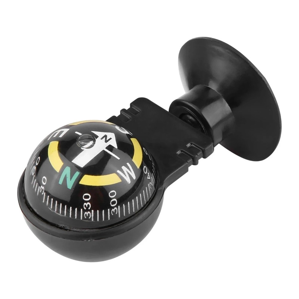 Car Compass Automotive Compass Ball Adjustable Dashboard Mounted for Hiking***