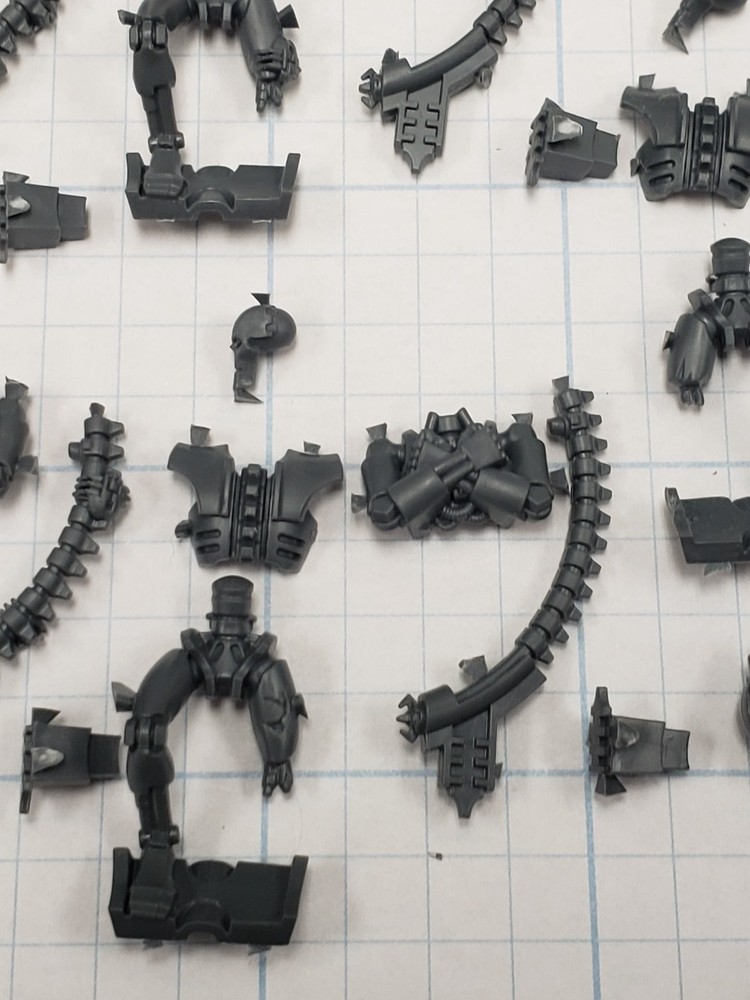 Warhammer 40k Necron Bits Ghost Ark Necron Troop Passengers x5 #24