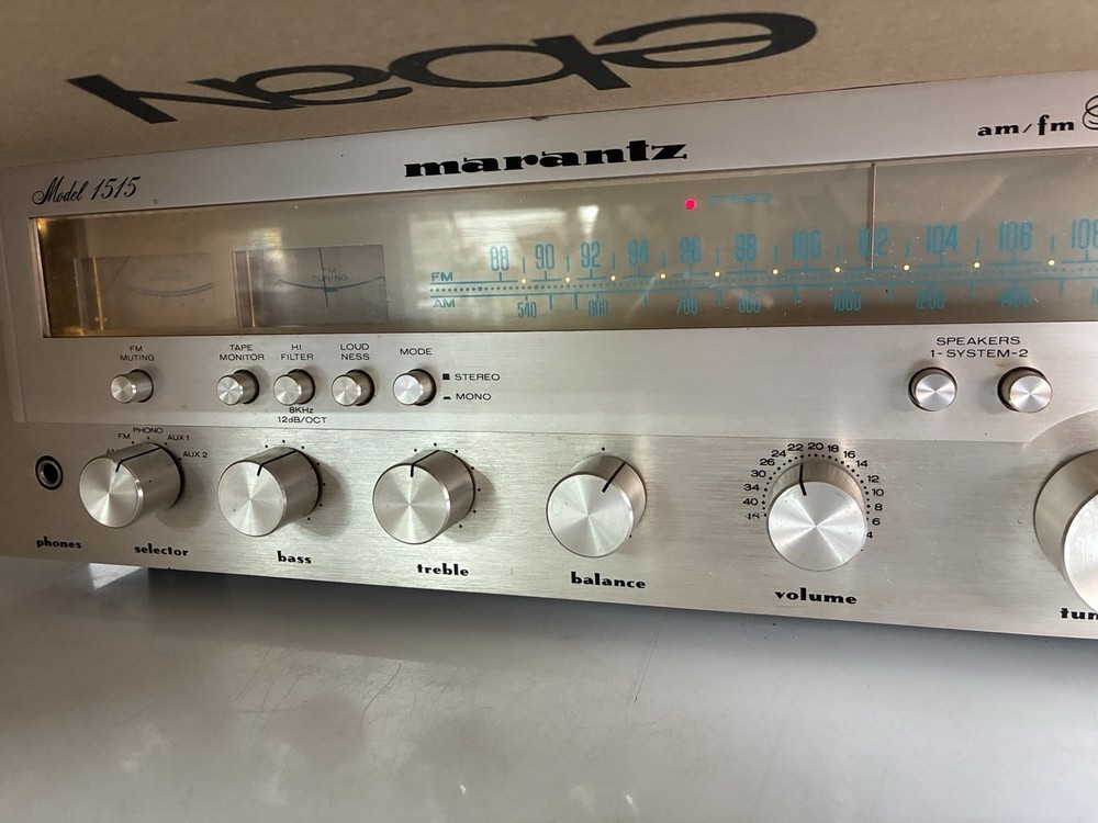 Marantz 1515 Stereo FM AM Receiver AMP Working