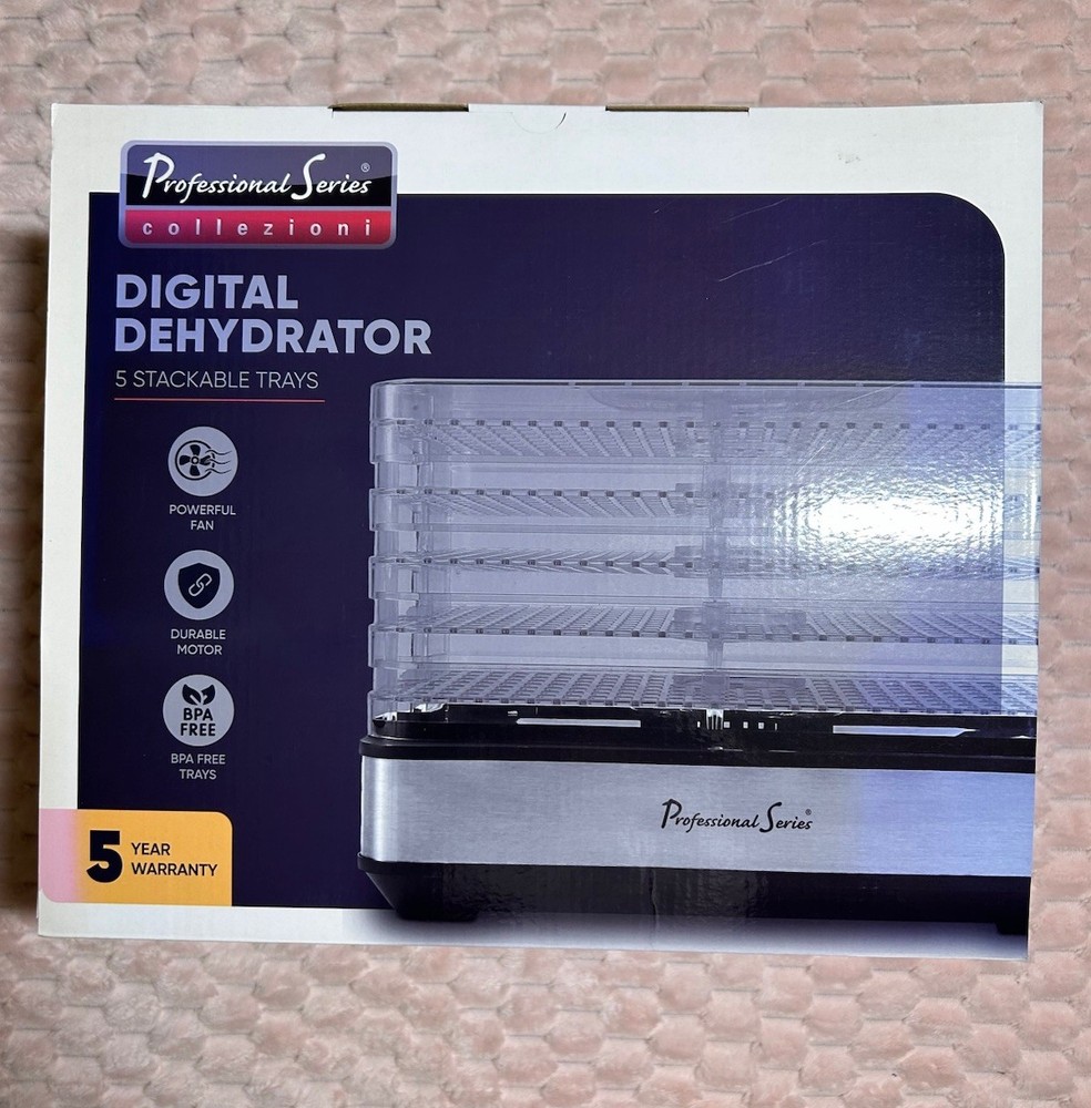 Professional SeriescollezioniDIGITALDEHYDRATOR5 STACKABLE TRAYS