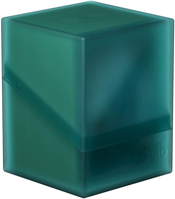 Ultimate Guard UGD010696 Boulder Deck Case, 100 Plus, standard size, malachite M