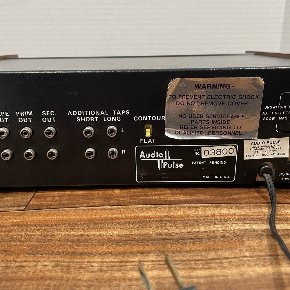 1976 Model One Audio Pulse Digital Time Delay System Powers On HUMS READ