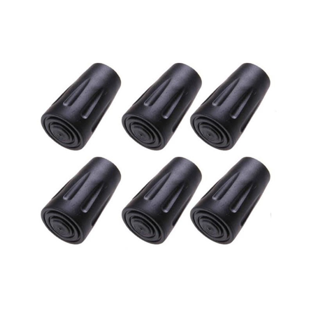 6pcs Walking Stick Tips, Replacement Rubber Tips for Walking Sticks, Trekking...