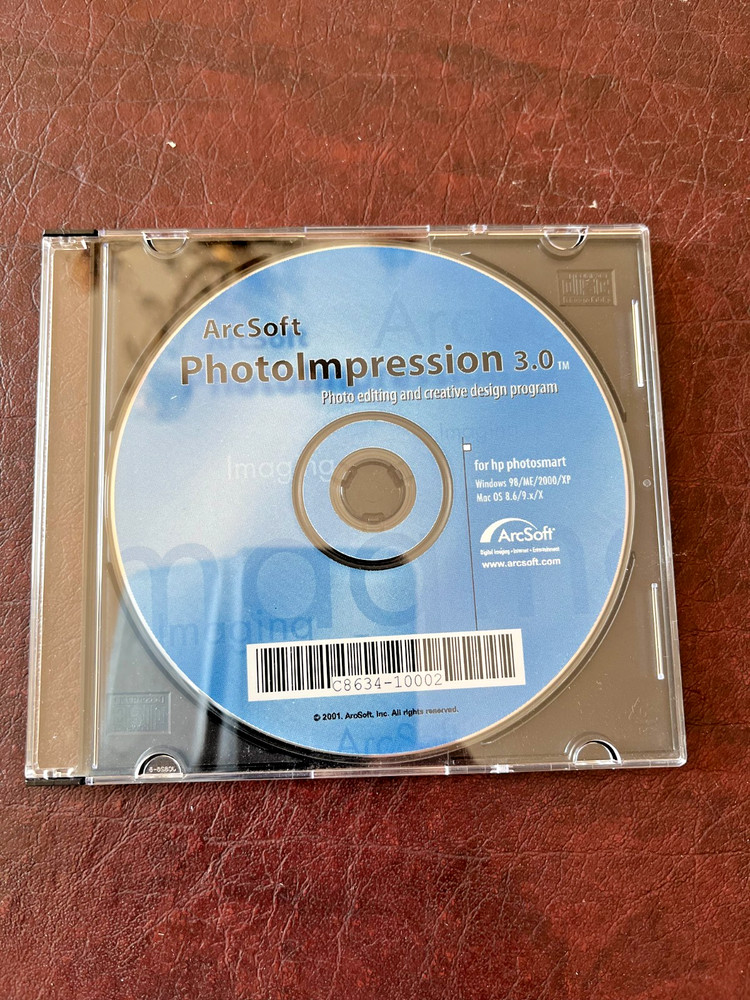 ArcSoft PhotoImpression 3.0 Photo Editing & Creative Design Program, CD