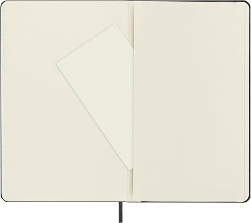 Classic Notebook, Large, Squared, Black, Hard Cover (5 x 8.25)