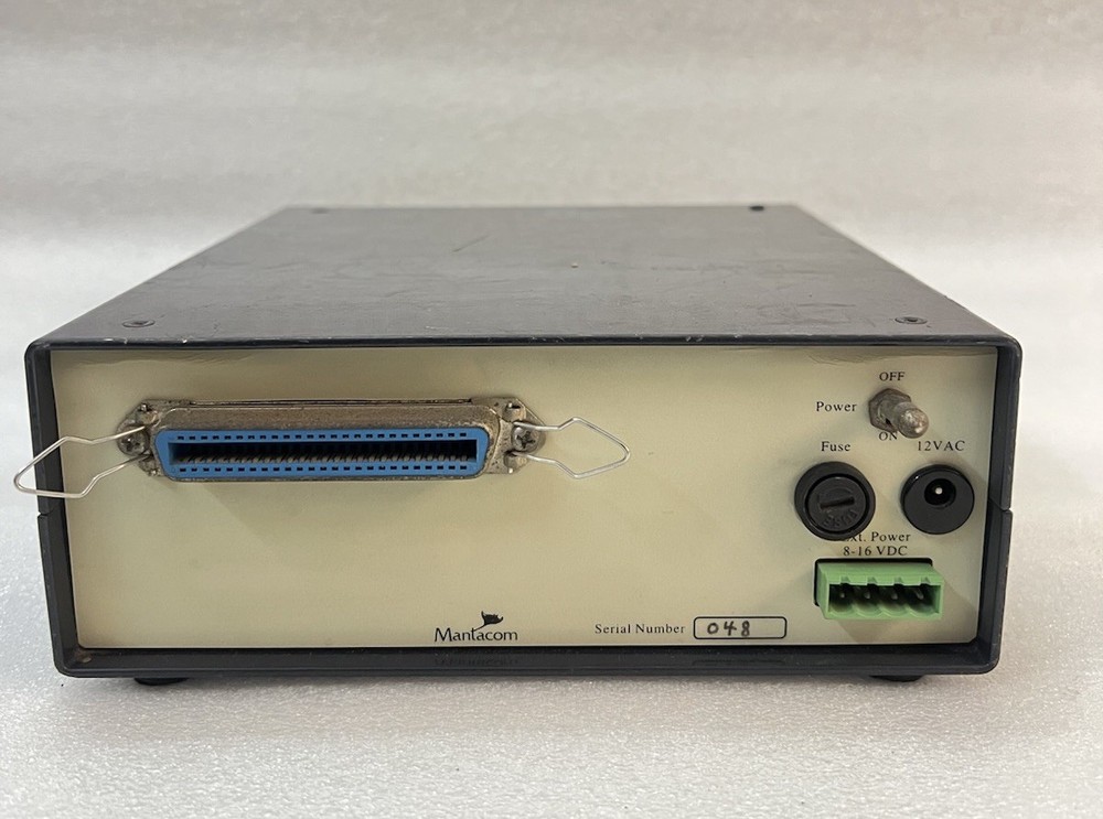 MANTACOM MC-1000 DATA ACQUISITION&MONITIRING SYSTEM