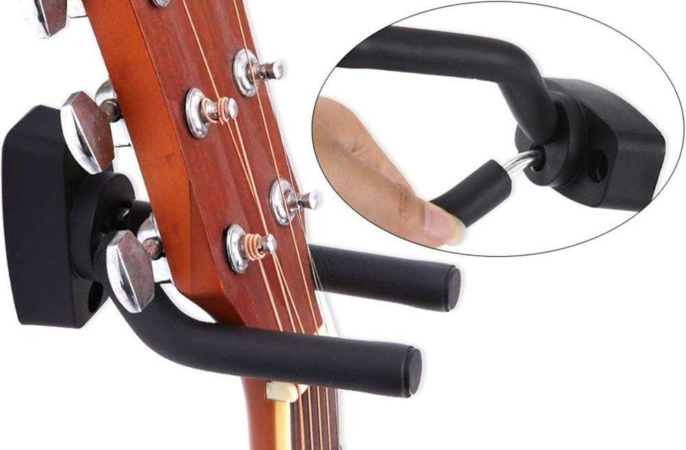 Secure & Stylish Guitar Wall Mounts – 2 Pack