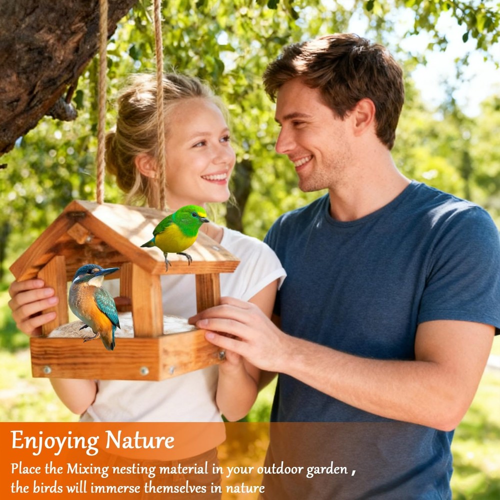 3 Pack Bird Nesting Material Bird Nests Bedding Hummingbird Nesting Material