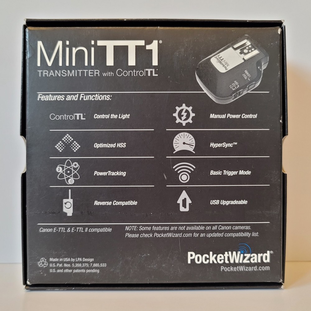 Pocketwizard Mini TT1 Pocket Wizard Transmitter ControlTL Canon Digital Camera