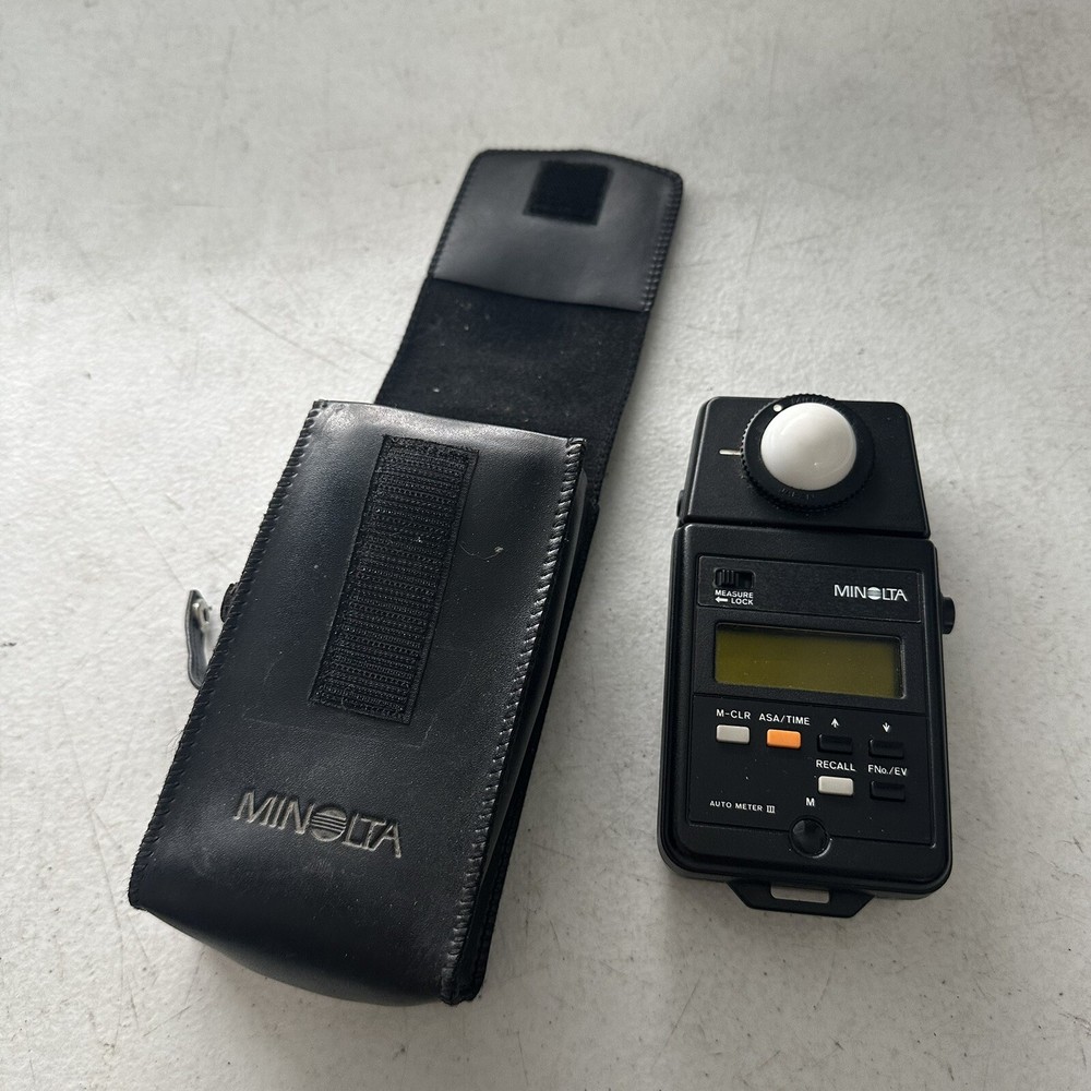 Minolta Auto Meter IIIF III F Light Exposure