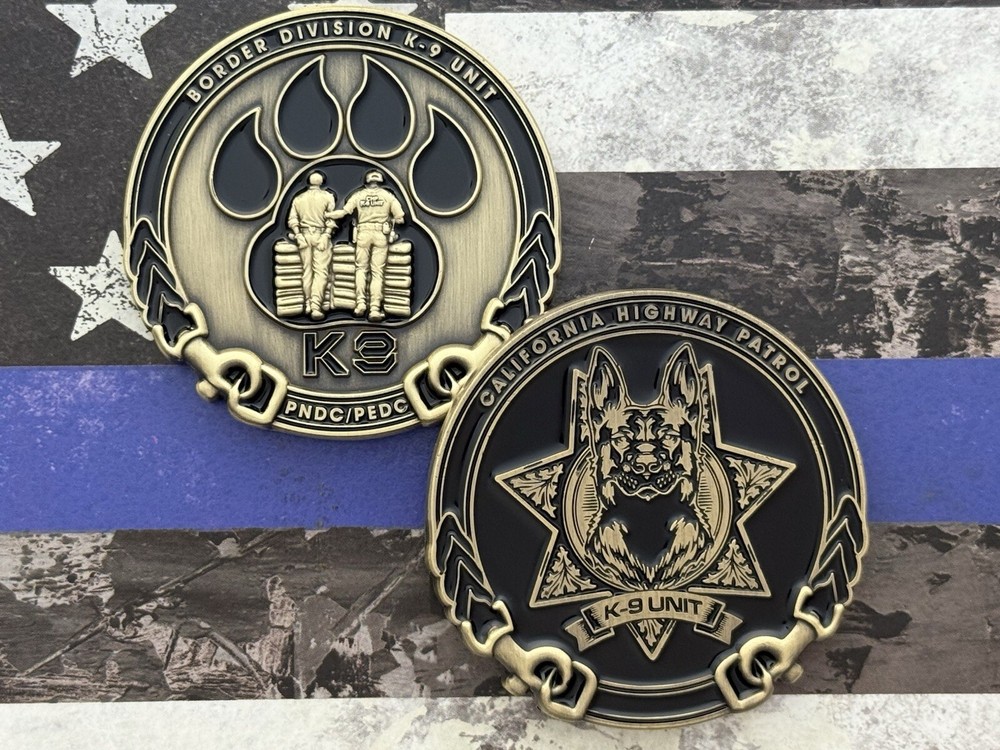 K9 Challenge Coin (Border Division)