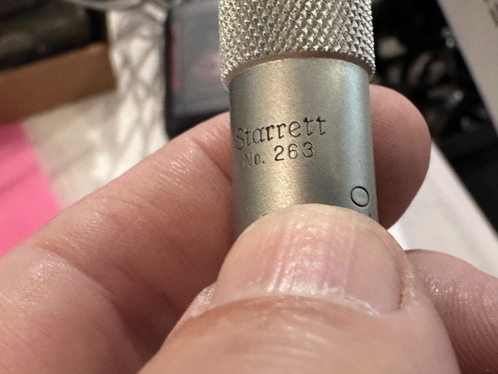 Starrett 263 Ratched Thimble 0-1" Range .001" Micrometer Head