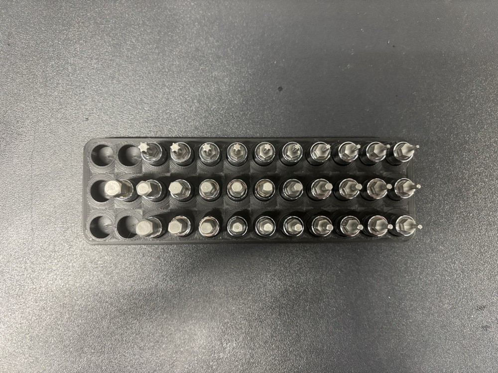 1/4 Drive Hex Bit & Torx Bit Socket Organizer
