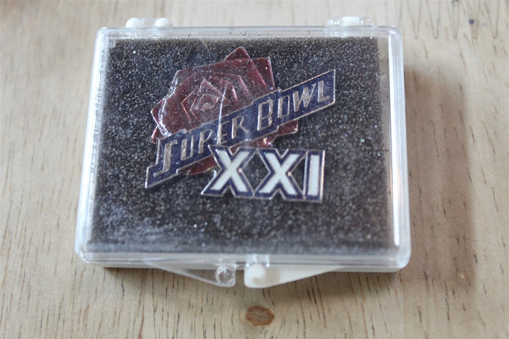 SUPER BOWL XXI ROSE PIN NFL
