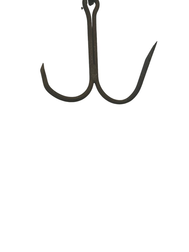 Vintage Hunting Hook Hangar Iron Double Hook Hanging