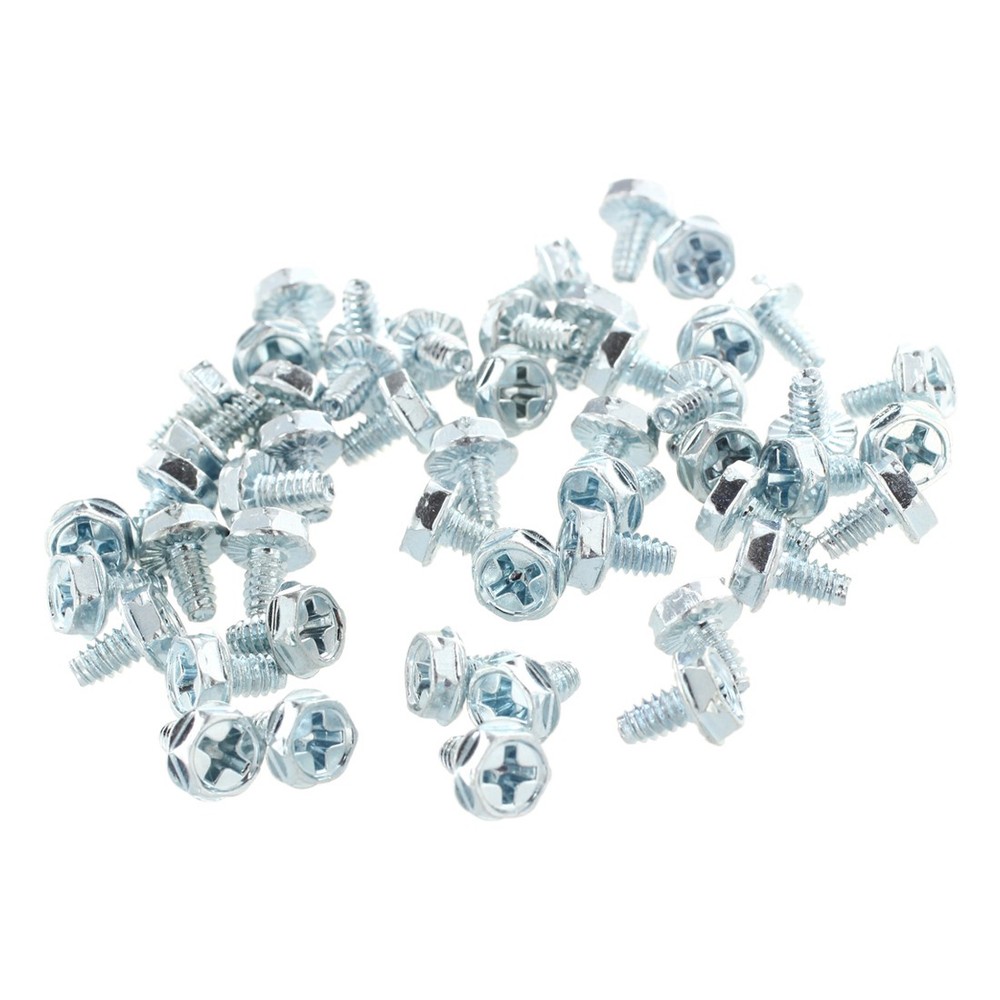 50 PCS Quadrex Head Short Computer Case Motherboard Screws L7P42581