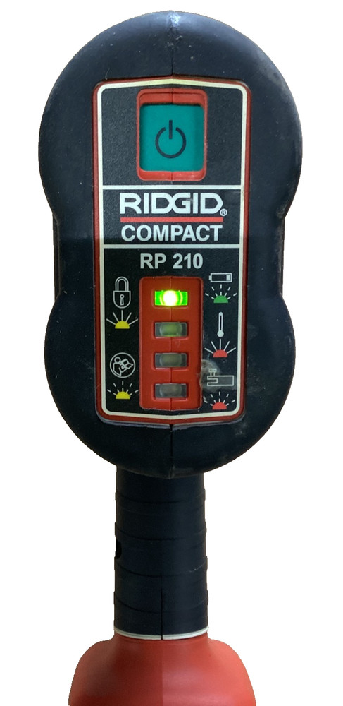 Ridgid RP 210 Press Tool Kit 4 PEX Jaws USED