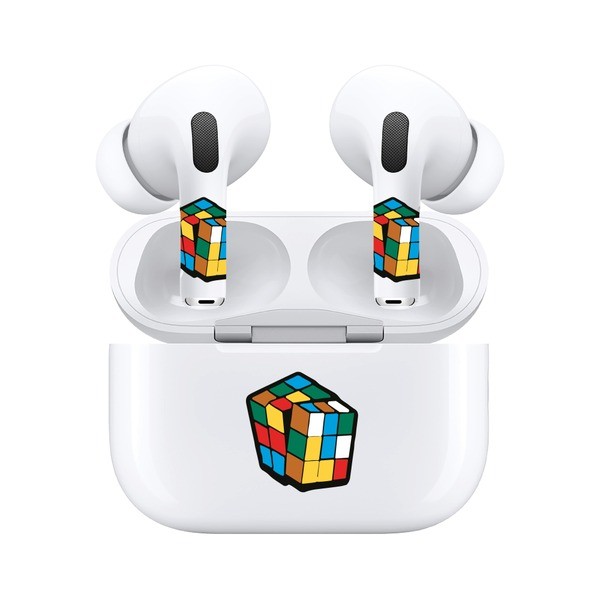 AirSkins for AirPods 3, Rubix Cube Design Decals, Scratch-Resistant