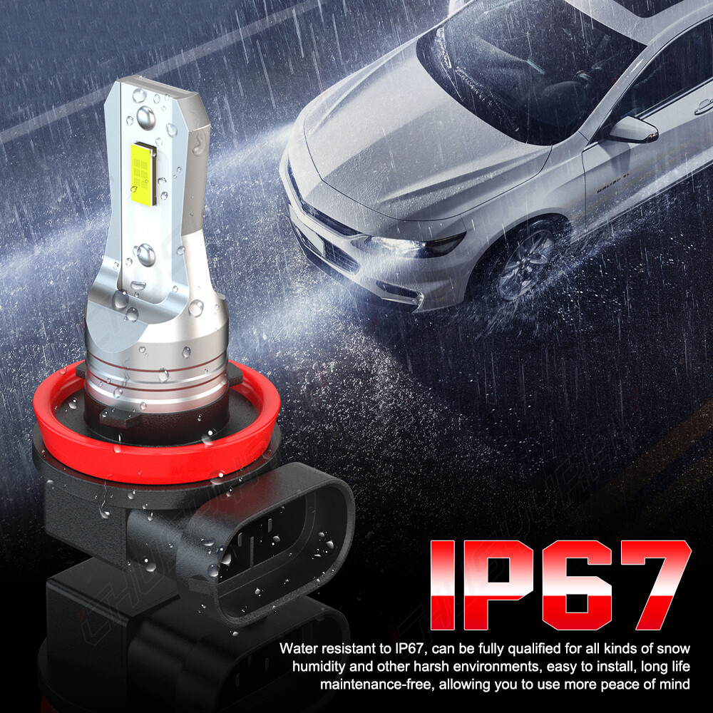 For Chevy Traverse 2009-2017 Bright H11 LED Headlight Bulbs Kit Low Beam White