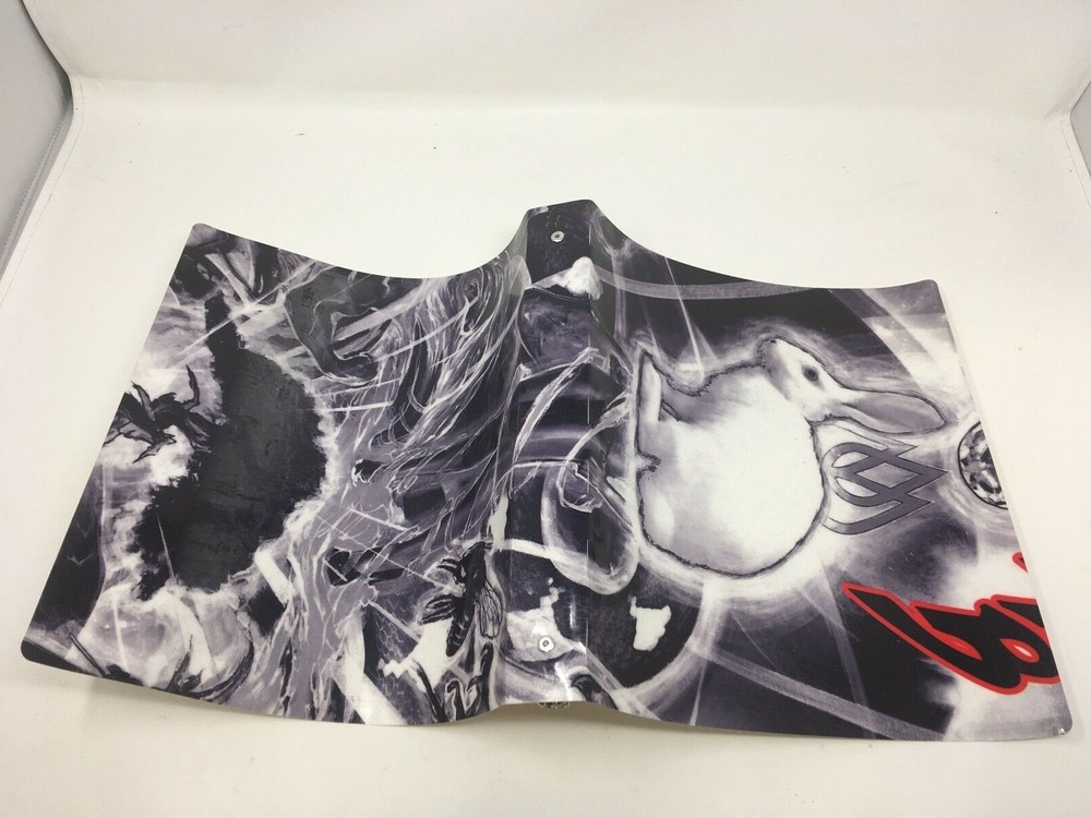 Lib Tech 3-ring binder, Travis Rice snowboard graphic, top sheet material