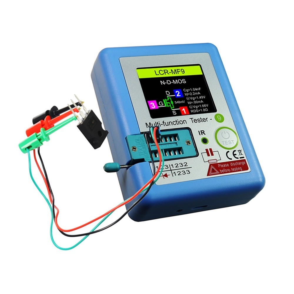 -MF9 TFT LCD Display Multi-Meter Transistor Tester Diode Triode Capacitor3212
