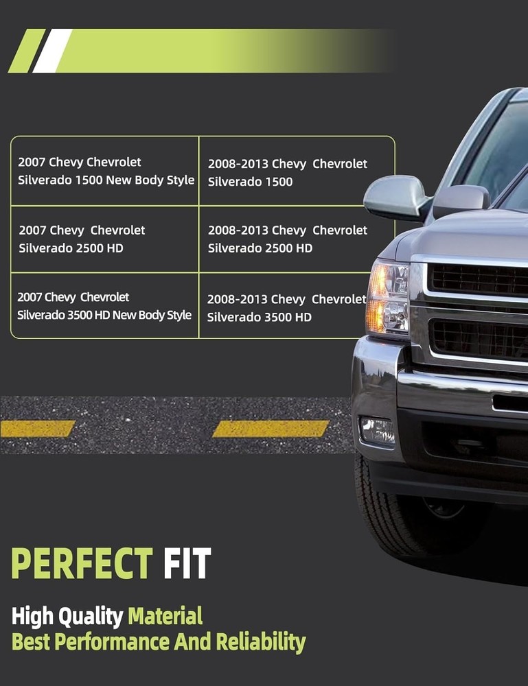 Windshield Wiper Cowl End Panel Compatible with Truck Silverado Cowl