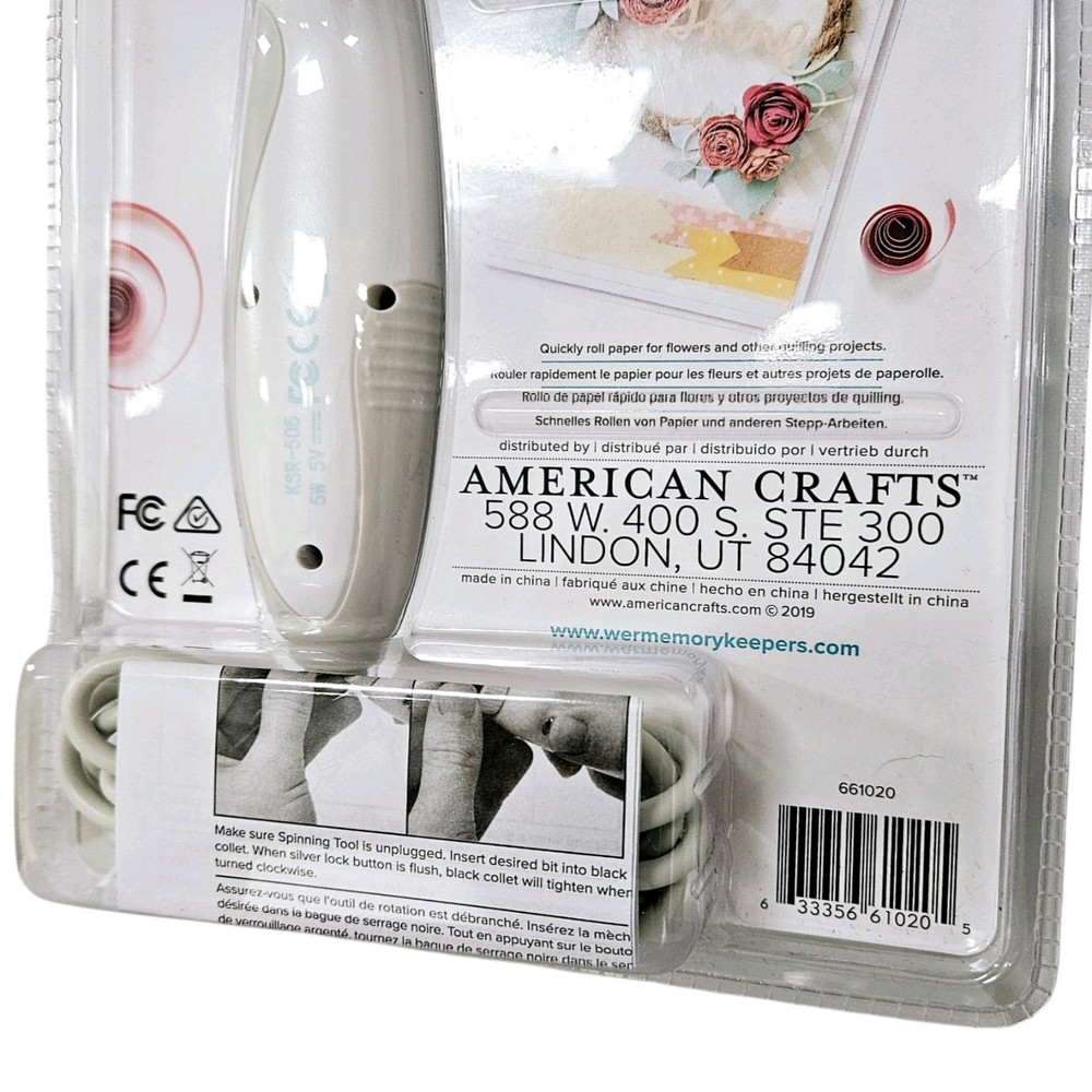 We R Memory Keepers Crafter's Essentials USB Spinning Tool Kit