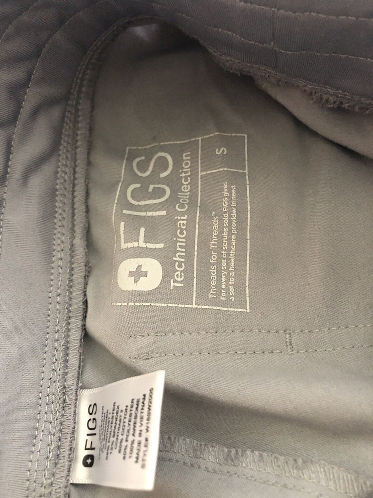 Figs Scrubs Set Women Technical Collection size small Color Grey