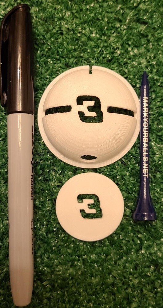 Custom Golf Ball Markers & Stencils