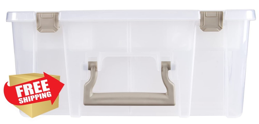 ArtBin Super Satchel Double Deep Organizer Clear