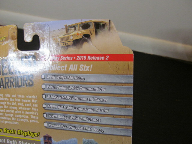 Johnny Lightning Wheeled Warriors WWII Willys MB Jeep, Release 2, Version A