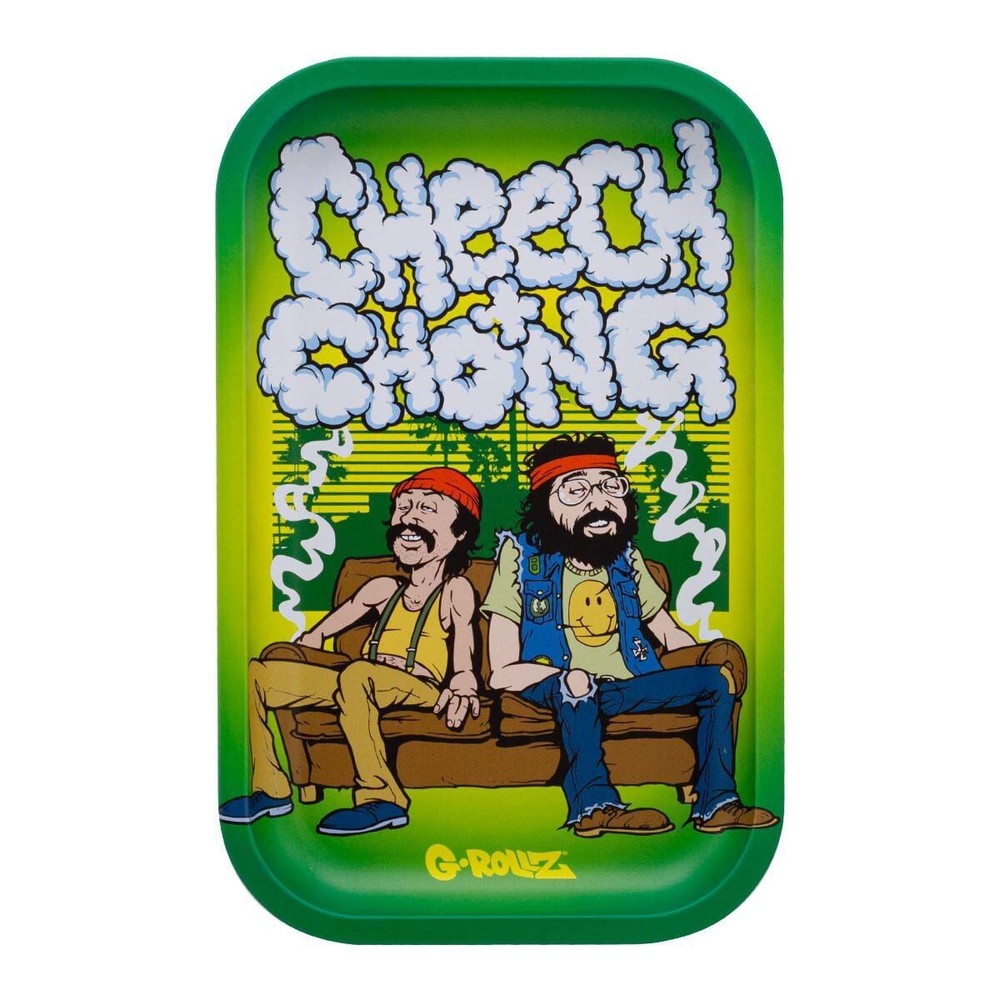 G-ROLLZ | Cheech & Chong Sofa Rolling Tray, Medium Size, Smoking Accessories