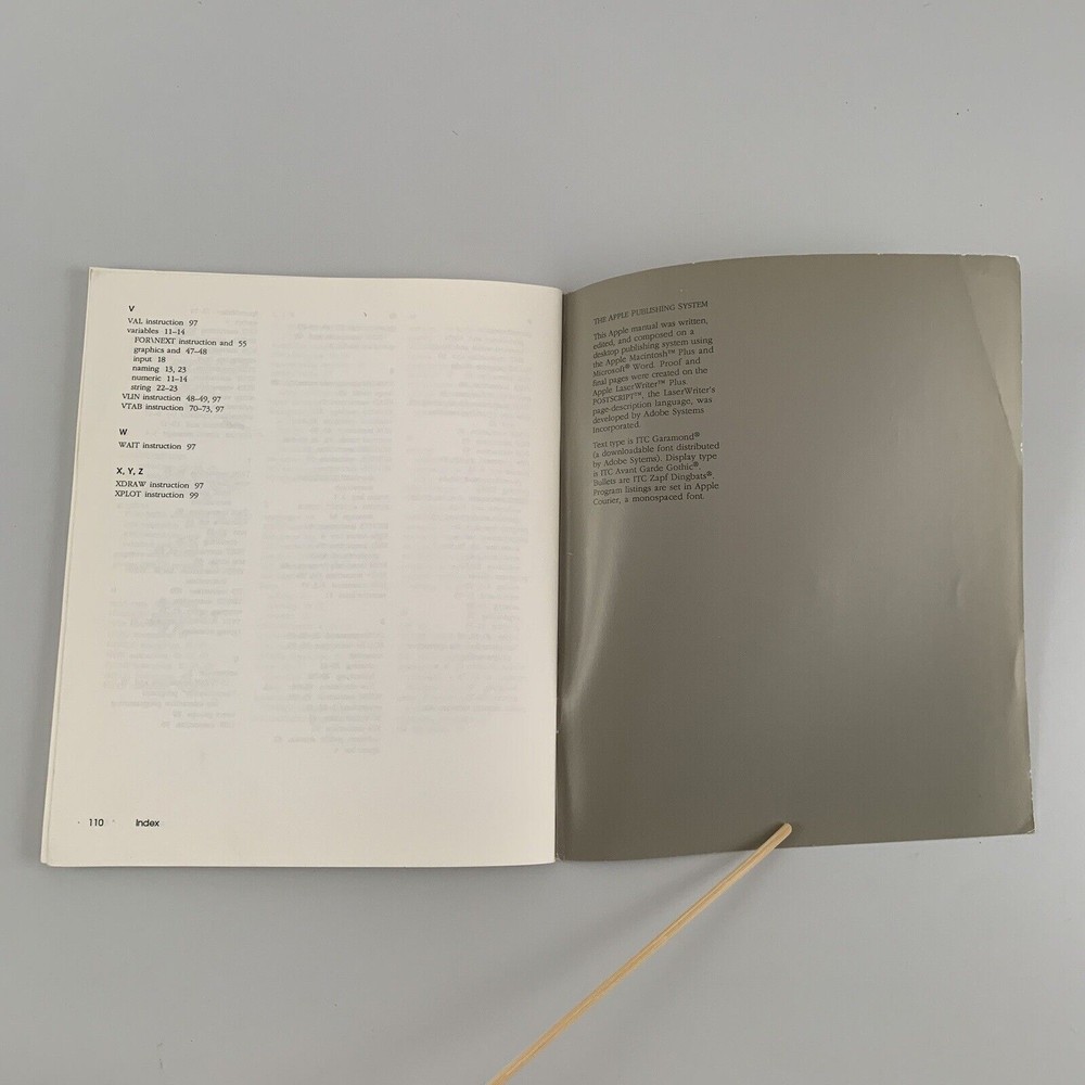 Apple II A touch of AppleSoft BASIC Tutorial Manual VTG 1986 #6