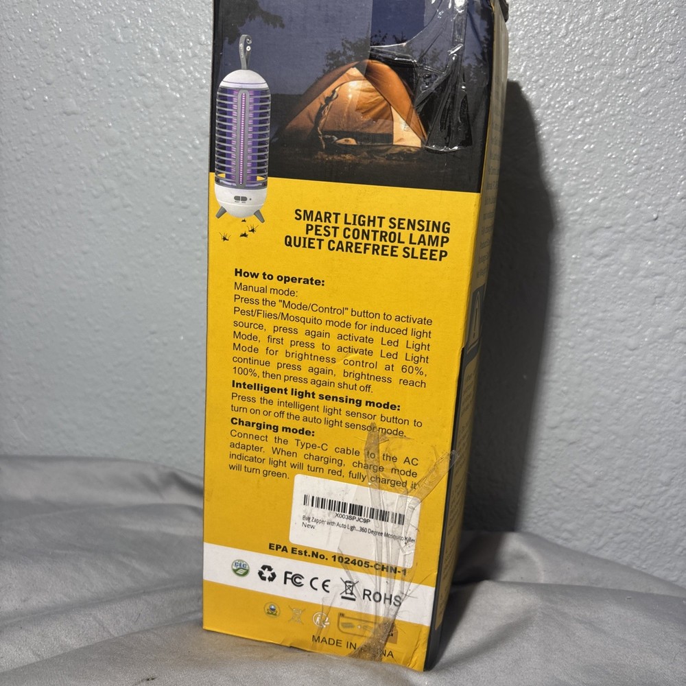 Smart bug zapper outdoor