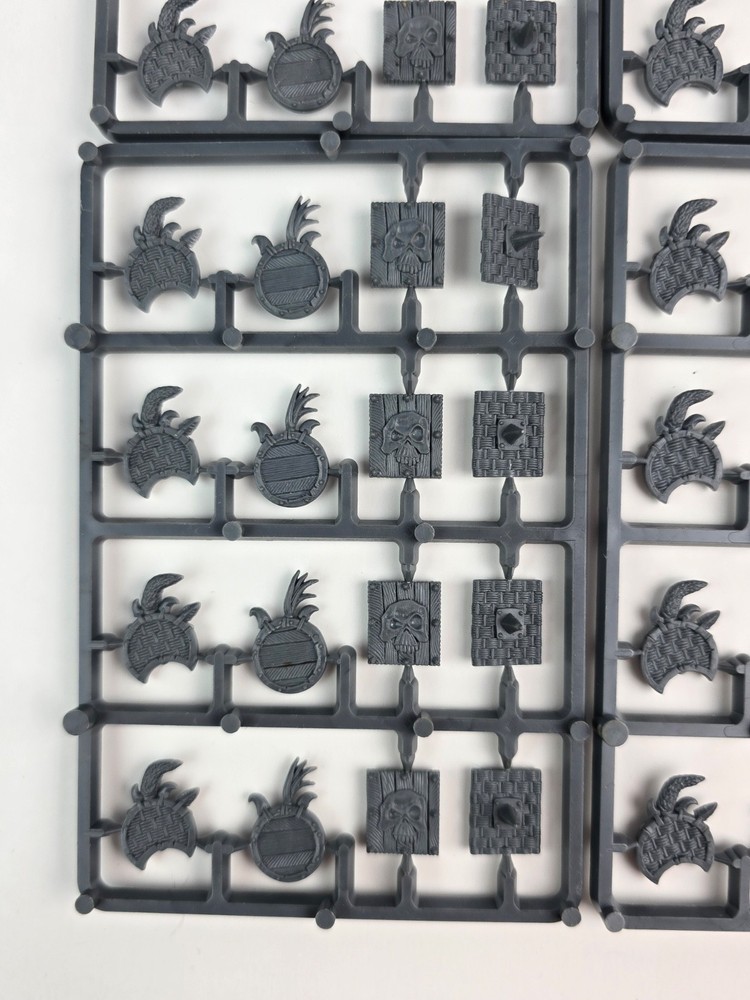 Vintage Warhammer Orc & Goblin Shields Sprue lot