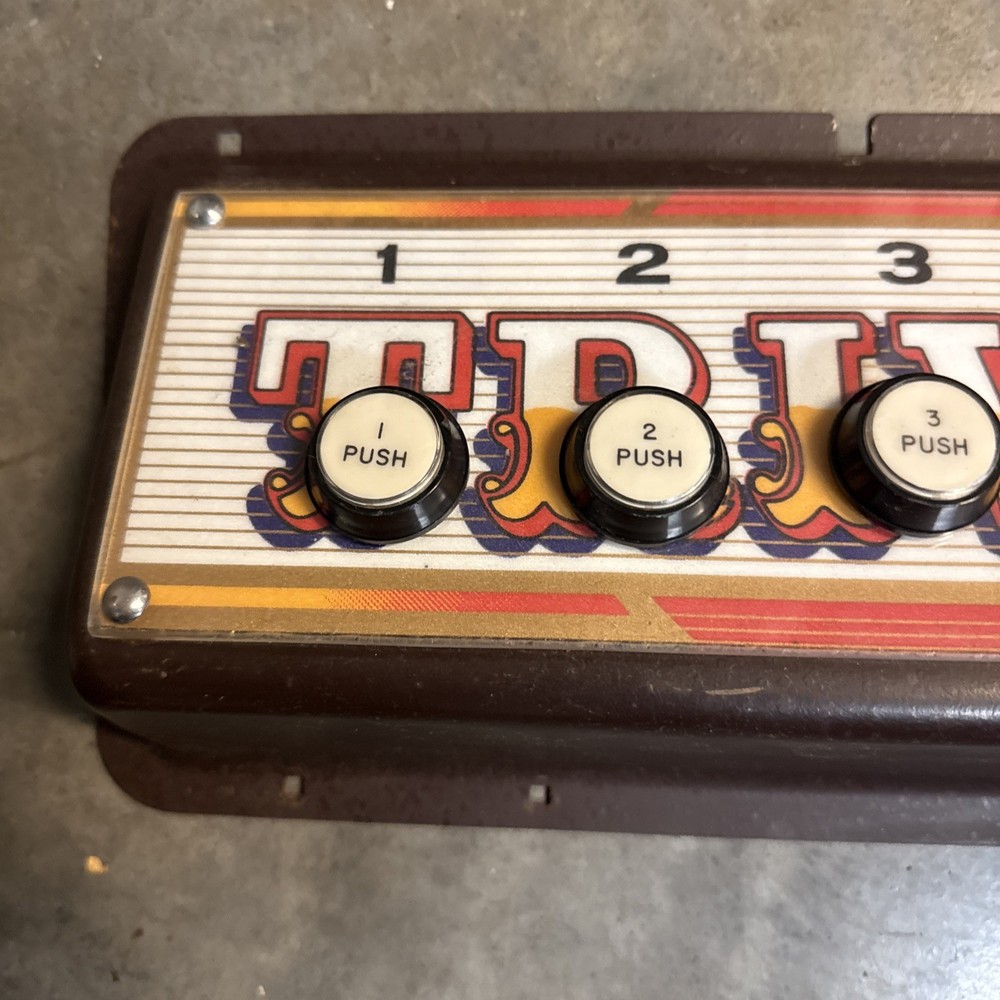 Nintendo Trivia Arcade Game Control Panel Cocktail