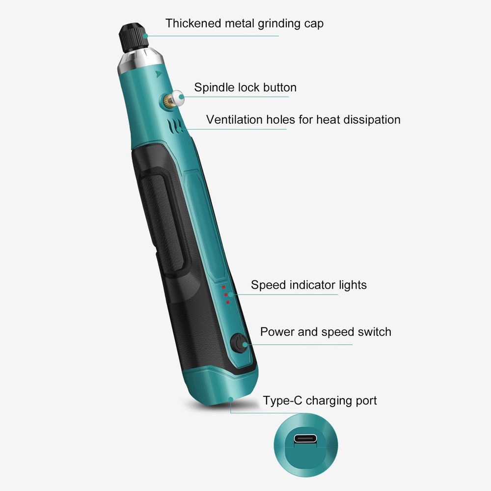 1-Mini Electric Grinder For Crafting Tasks